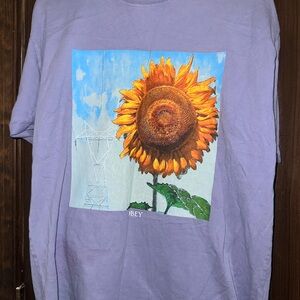 Obey flower print tee